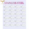 12 Pairs Stainless Steel Stud Earrings Set Punk Animal Crocodile Earrings  For Women Girls Goth Jewelry Accessories Wholesale 5