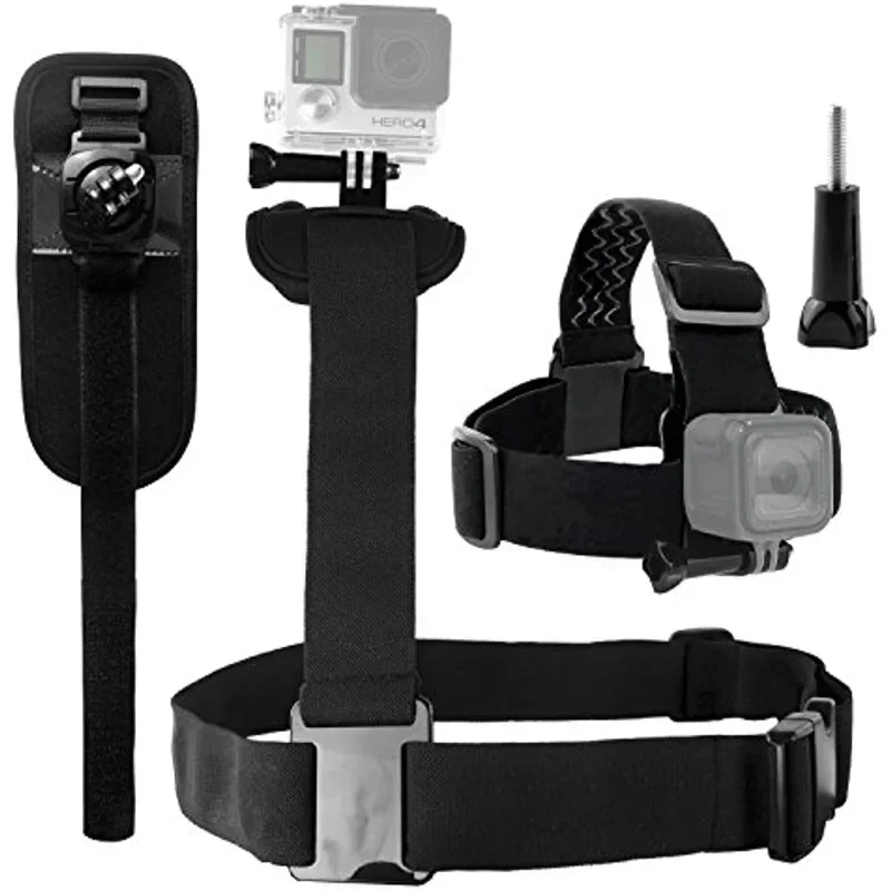 

Go Pro Wrist Strap,Shoulder Harness,Head Mount,Compatible with Gopro 11/10/9/8/7//6/5 Black/4,DJI Osmo Action 3,Insta 360 ONE R