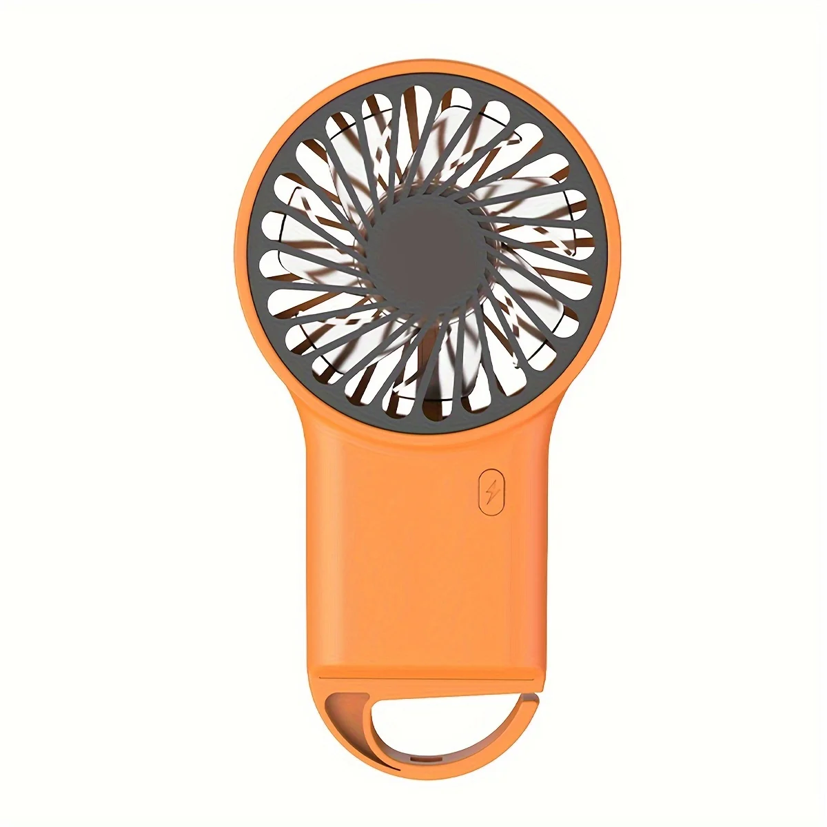 New Mini Portable Fan USB Charging 3-speed Handheld and Desktop Mini Fan with Hanging Function Cartoon Mountaineering Buckle 5