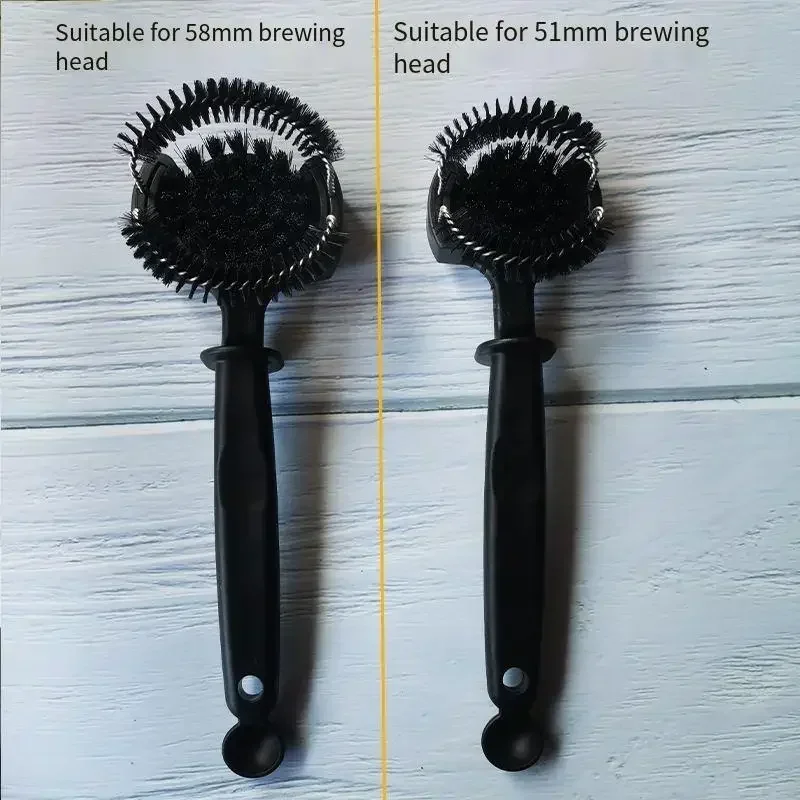 Coffee machine brush cleaner round brushes grinder cleaning tools