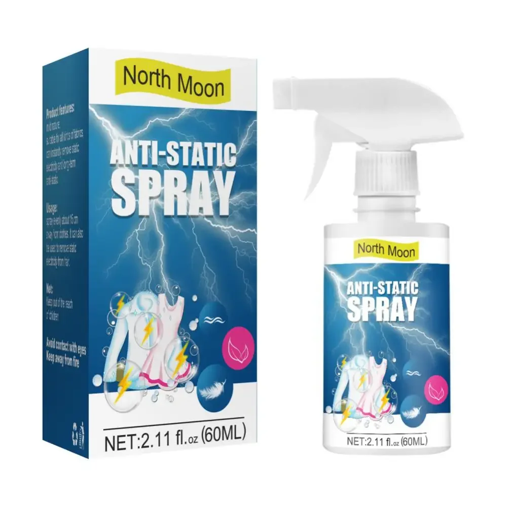 Anti Static Spray Static Remover Sprays Aromatic Non-toxic Long-lasting For Clothes Hair Quick Static Electricity Removal Items