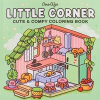 Halloween Spectre Coloring Book LITTLE CORNER Coloring Book for Adult and Teen Featuring Adorable Creepy Creatures Painting Gift 1