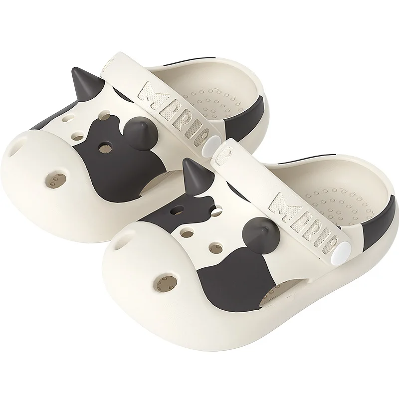 0-7y Kids Mules & Clogs Summer Baby Boys Girls Sandals Non-slip Cows Flat Soft Sole Beach Slippers Children Garden Shoes H3 kids sandals garden clogs shoes suede clogs