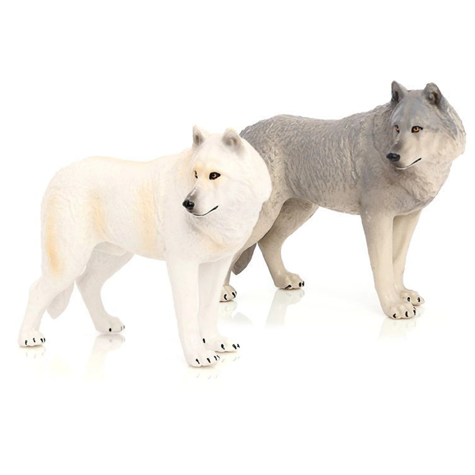 

Wolf Toy Figurines Simulated Realistic Wild Wolf Model Animal Action Figure For Animal Collection Animal Figurines For Kids Boys