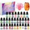 24/30Colors 5ml Epoxy Resin Pigment Kits Liquid Colorant Dye DIY UV Epoxy Resin Mold Jewelry Making Accessories Dye Pigment Sets