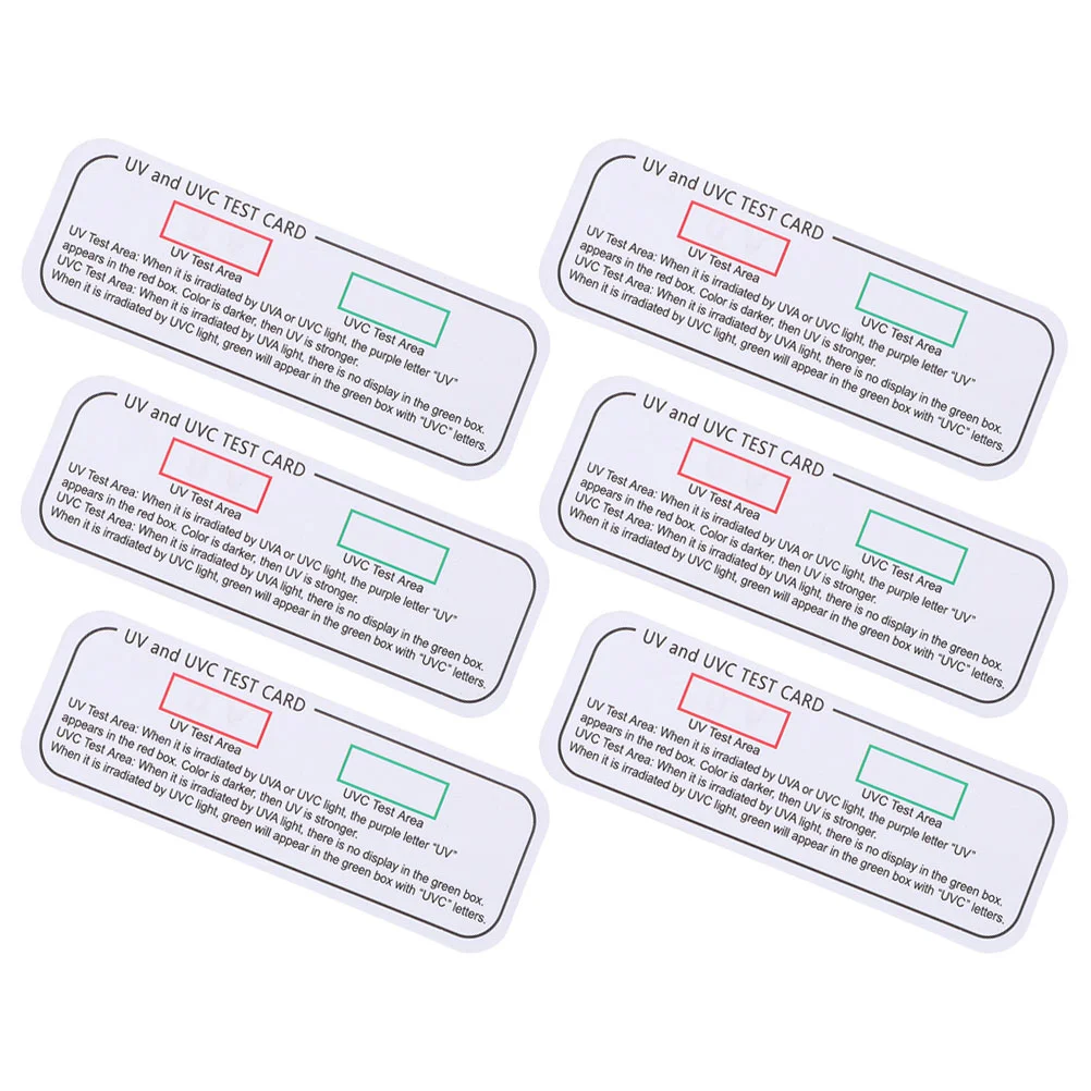 

Light Testing Strips UV Uvc Bearded Dragon Accessories Detection Stickers