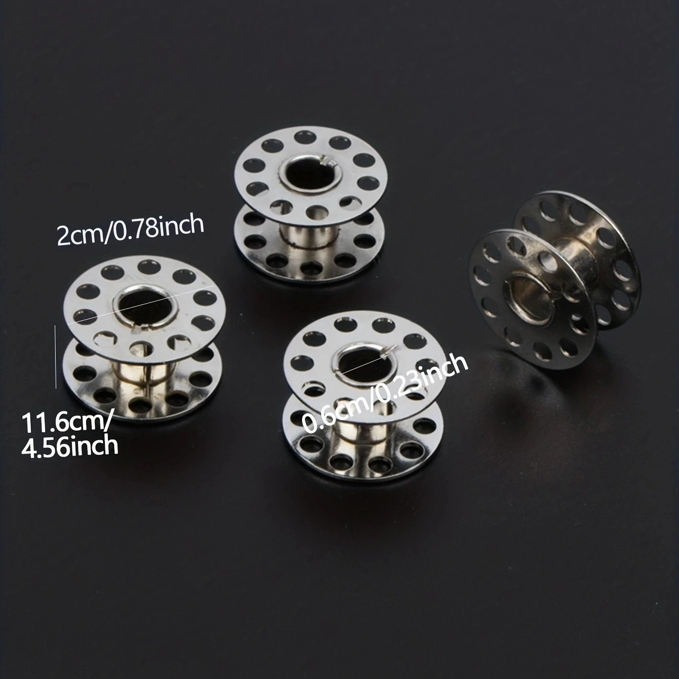 25Pcs Empty Bobbins Plastic Case Storage Box for Sewing Machine Spools