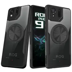 Durable Armor Case with Lens Protection Bracket - Black/Blue/Red - Asus ROG Phone 8 (Holder)
