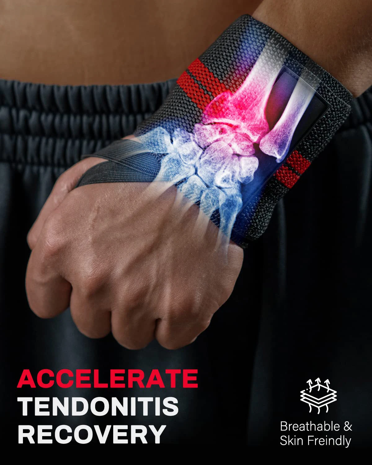 1 para opaski bransoletka wspierająca nadgarstek paski o dodatkowej wytrzymałości taśmy na nadgarstki do podnoszenia bandaż Fitness trening gimnastyczny własne Logo
