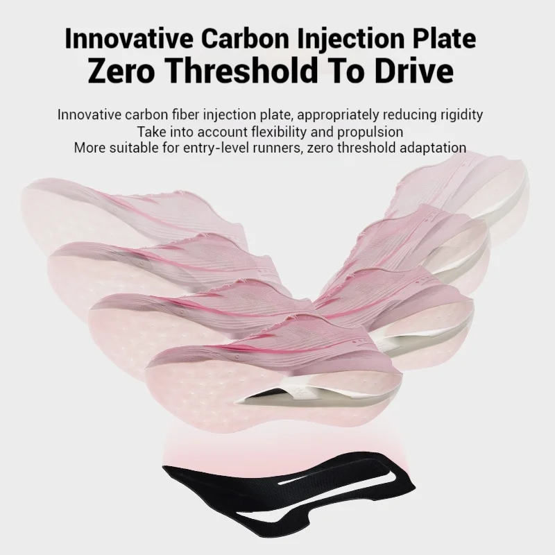 361 Degrees Furious ET Men's Running Shoes Carbon Plate Racing