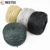 Meetee 100g/roll Gold Silver Yarn Bright Wire Crochet Metallized Thread DIY Hand-woven Knitting Cord Decor Crafts Accessories 2