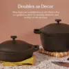 Pot - Mini. Nonstick Ceramic Sauce Pan with Lid | Versatile Cookware for Stovetop and Oven | Steam, Bake, Brai 5