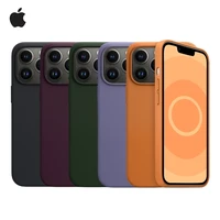 Original Apple Magsafe Leather Magnetic Case For iPhone 13 Pro Max 13 Mini Case Wireless Charging Drop Protect Cover