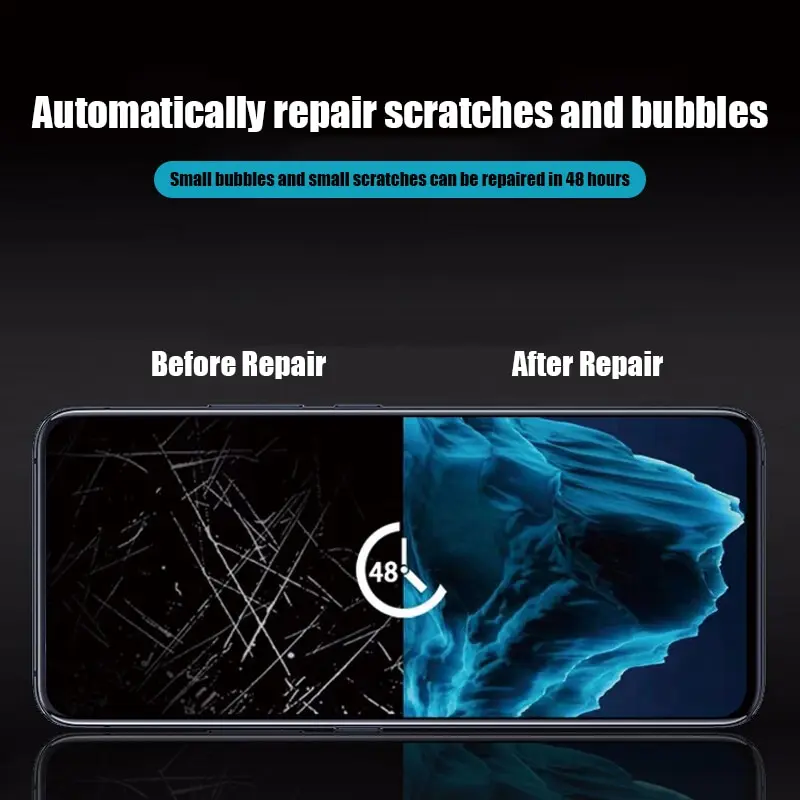 Premium Hydrogel Full-Cover Screen Protector - 4 Pack