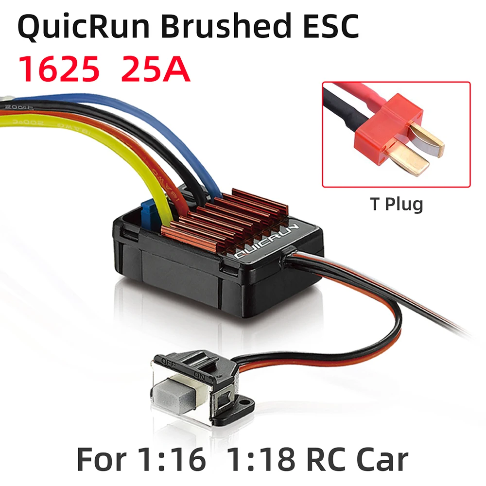 Contrôleur de vitesse électrique 1060 60 A ESC étanche pour voiture télécommandée 1/10 RC Buggy Truggy moteur Combo Contrôleur de vitesse électrique 1060 60 A ESC étanche pour voiture télécommandée 1/10 RC Buggy Truggy moteur Combo