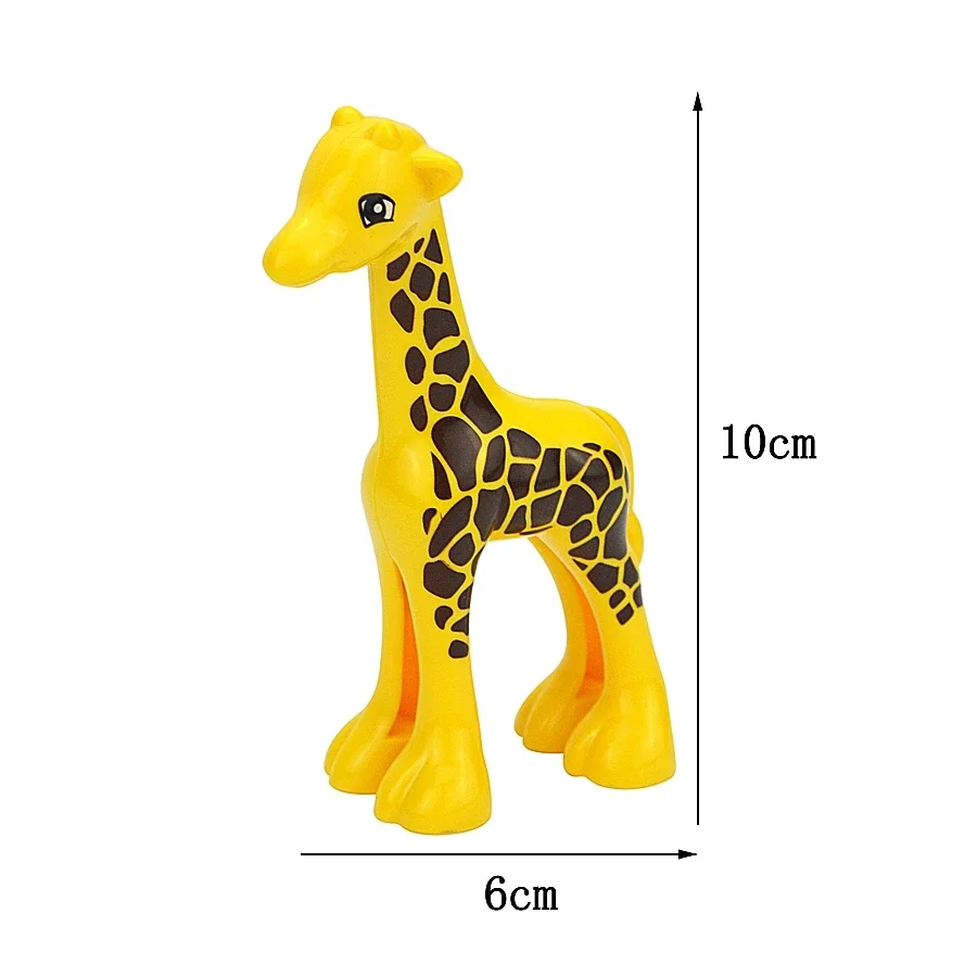 Bulk Large Animal Building Blocks Set - Farm & Zoo Creatures Toys