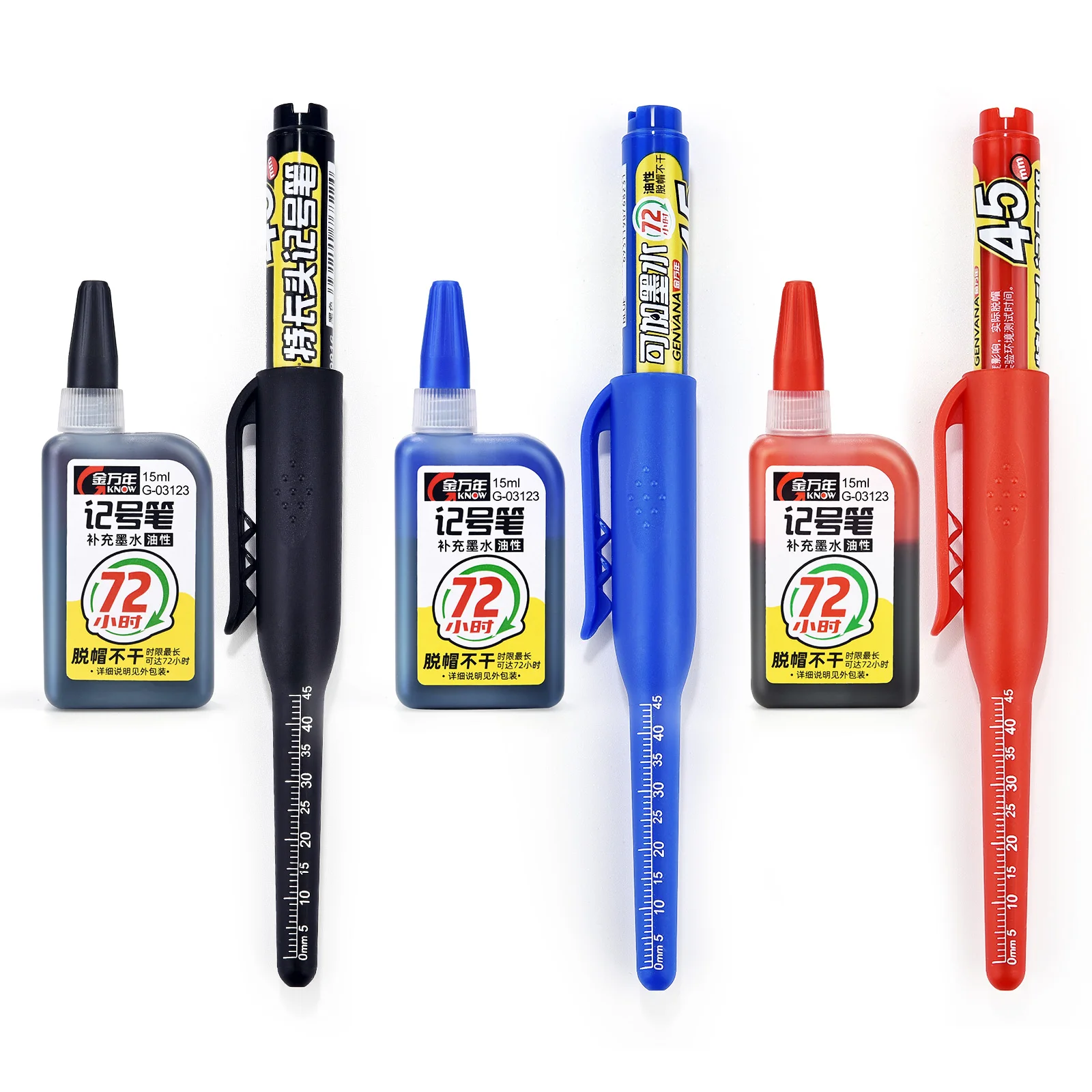 ジェル Xechzx Acrylic Paint Markers, Glitter Gel Pens, Metallic Markers