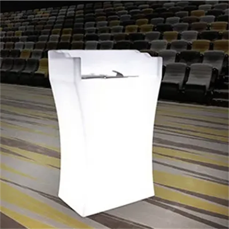 LED Rechargeable Bar Reception Desk Nightclub Simple Modern Cashier Counter Waterproof Lighted Up Coffee Table KTV Party Supply