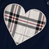 PatPat Family Matching School Grid Letter Print Patch Long Sleeve Pajamas Sets (Flame Resistant) 2