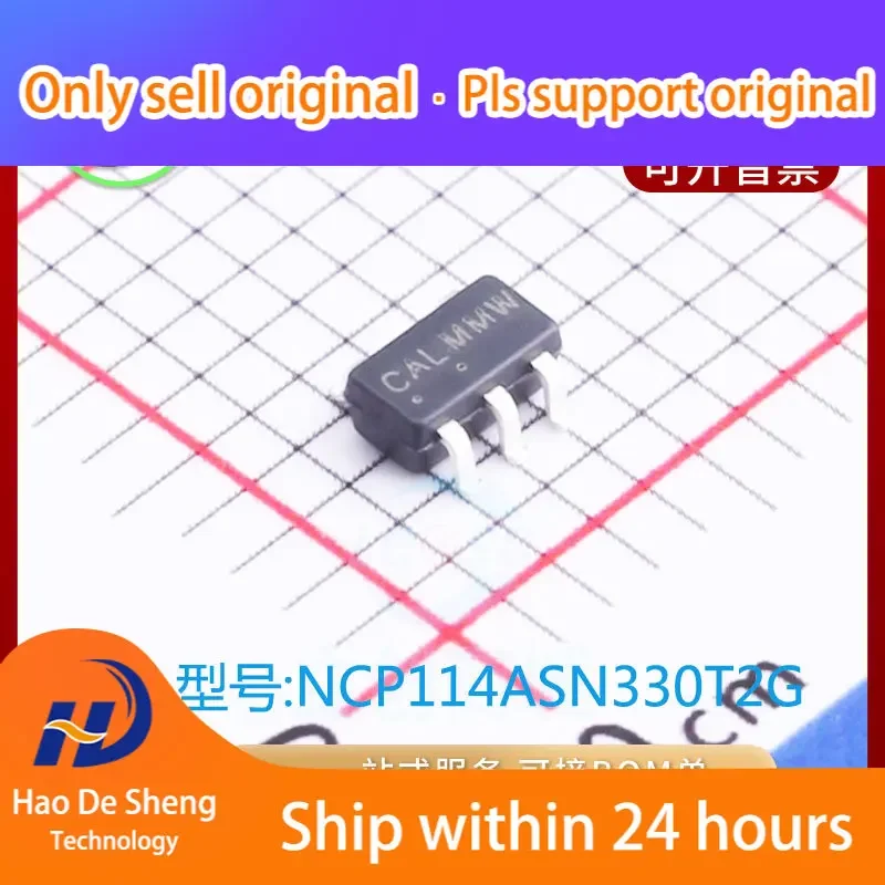 

10PCS/LOT NCP114ASN330T2G Logo CALMxx SOT23-5 New Original in Stock Power bank