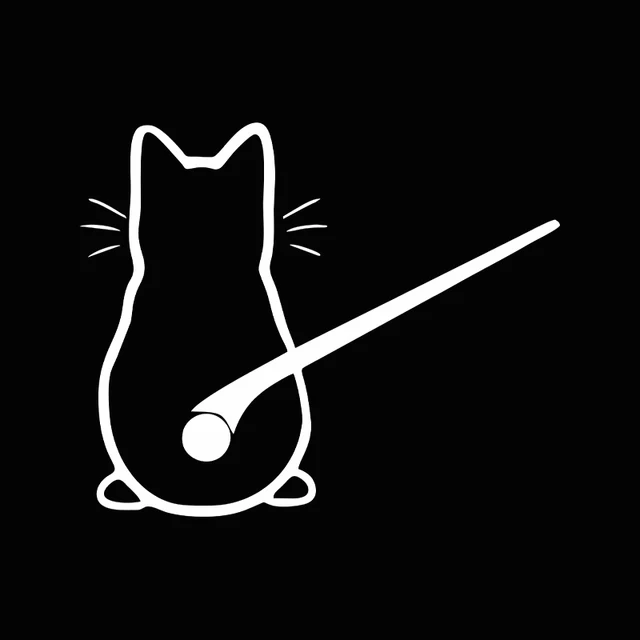 Cat Car Window Wiper Stickers 18