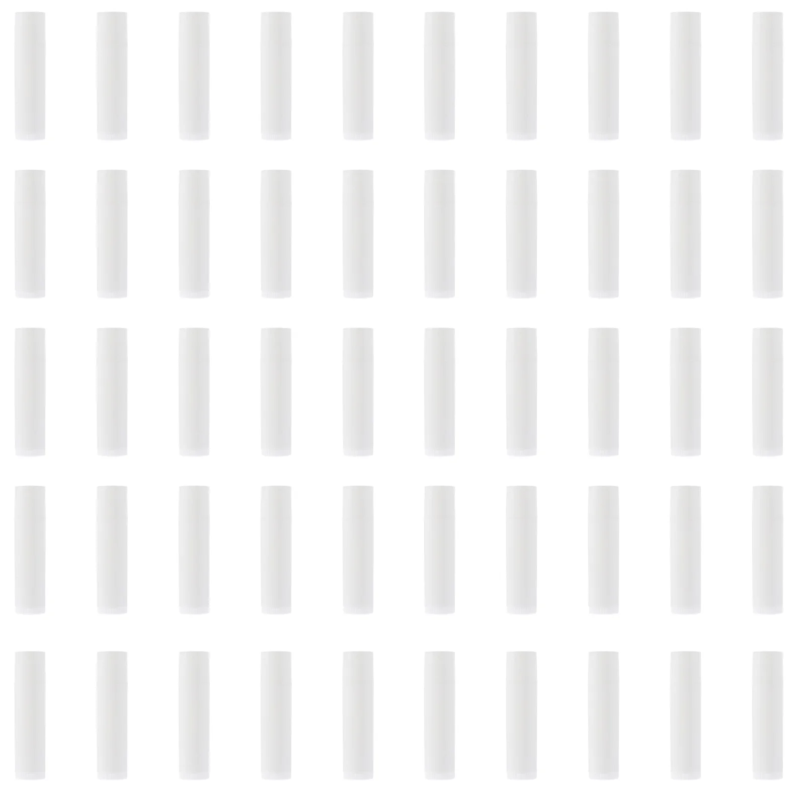 

50 Pcs Straw Empty Lipstick Tube Travel Glass Containers for Liquids Pp Self-made Tubes