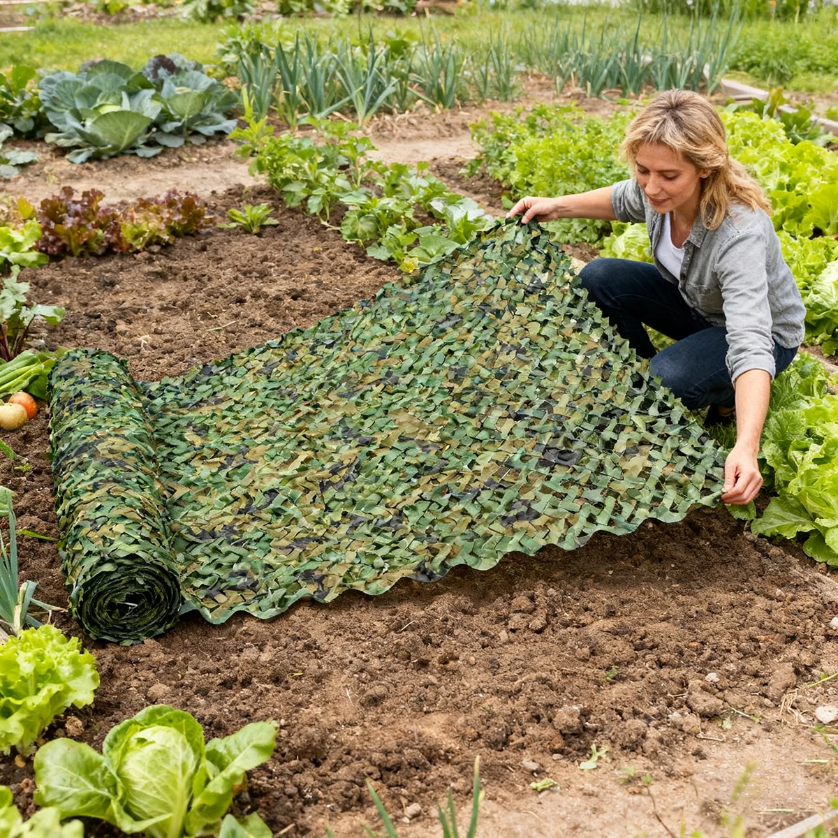  slider image of Outdoor Camouflage Net Shading