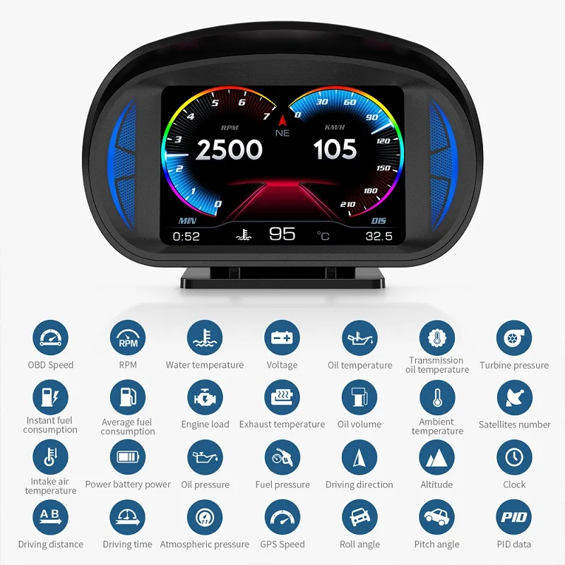 P2  ý ڵ  ÷, OBD2 GPS ӵ,   HUD ,   ͺ 극ũ ׽Ʈ