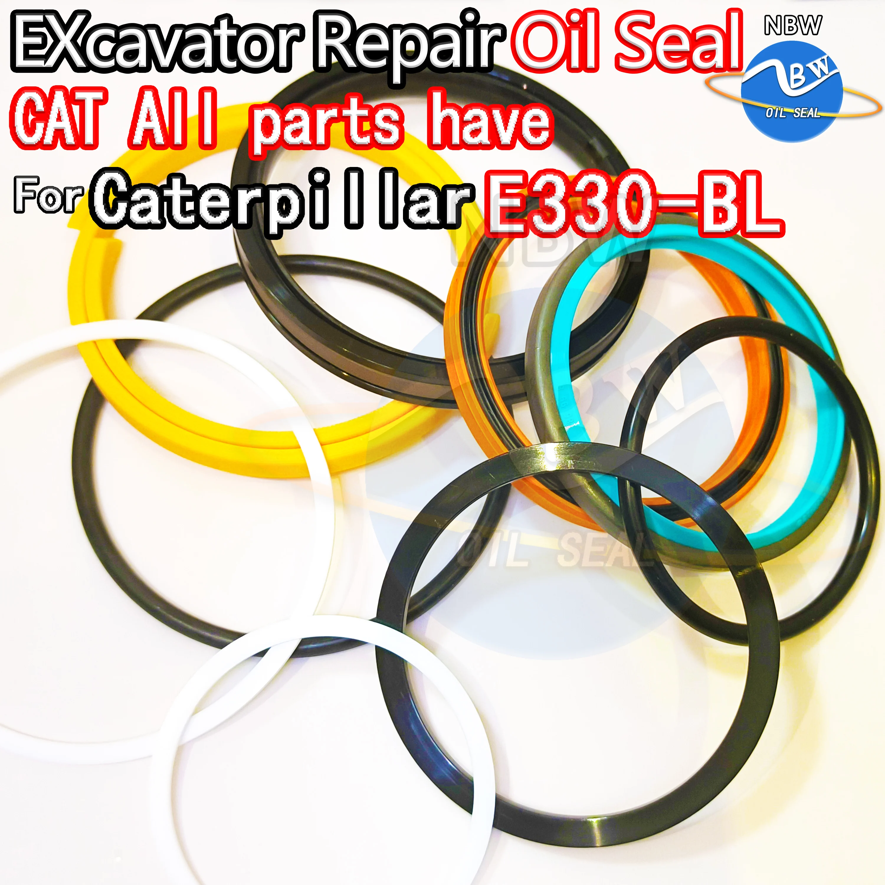 

For Caterpillar E330-BL Oil Seal Kit Cat Excavator Repair E330 BL Swing Gear Center Joint Gasket Nitrile NBR Nok Washer Skf Tool