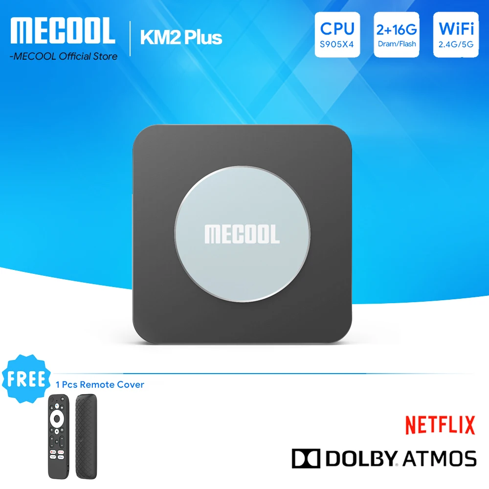Mecool Android Tv Box Km2 Plus 4K Amlogic S905X4 2G Ddr4 Ethernet Wifi Multi-Streamer Hdr 0 Tvbox Home Media Player Set Top Box