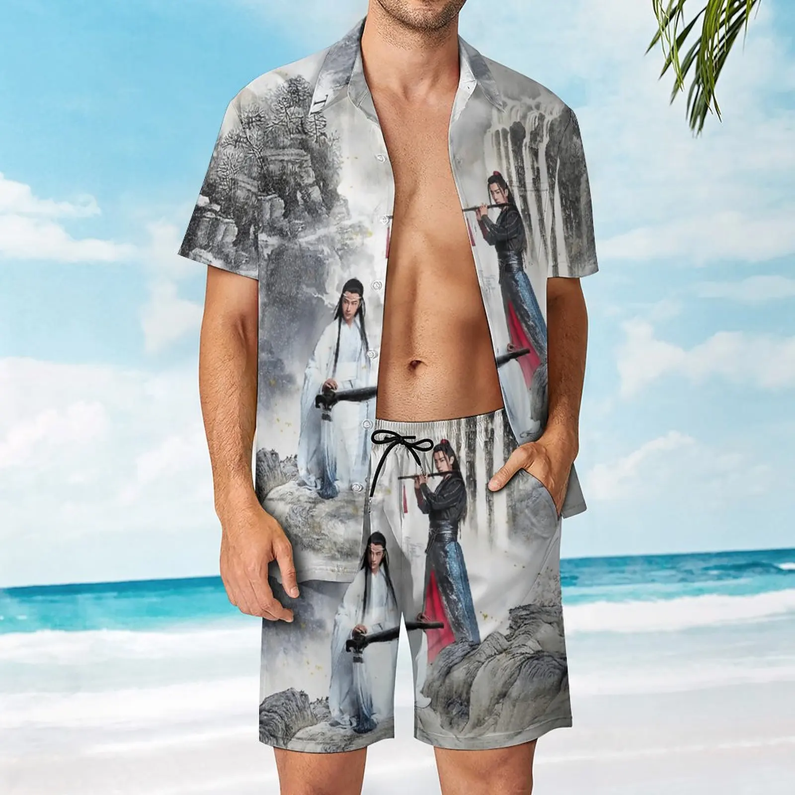 

Men's Beach Suit The Untamed 3 2 Pieces Suit Vintage Shopping Funny