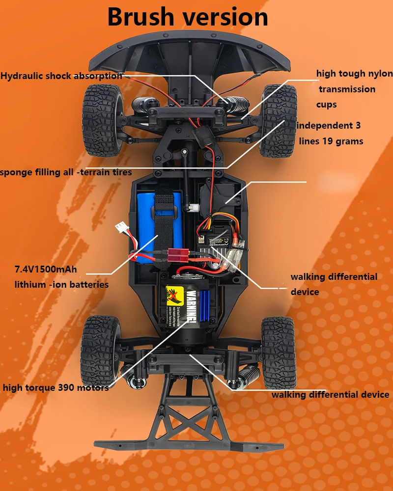 New 1/12 Full Scale Controlled RC Pickup Car Truck RTR 4WD Electrict Remote Control Climbing Car Off Road Vehicle  For Boys 4