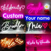 Custom Neon Sign Light for Name Wedding Birthday Christmas Party Gift Personalized LED Dimmer Neon Personalised Home Decor 1