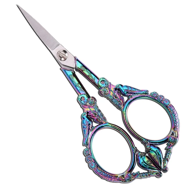 Small Sharp Scissors For Sewing Embroidery Crafts 4.5 Stainless Steel  Straight