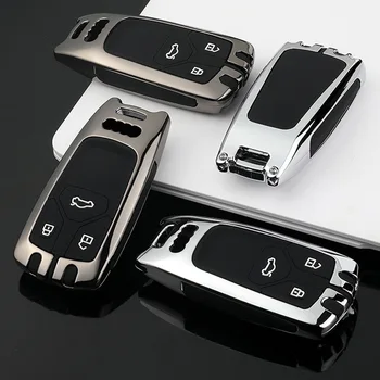 Custodia per chiave a distanza per auto in lega di zinco Shell per Audi A4 B9 A5 A6L A6 S4 S5 S7 8W Q7 4M Q5 TT TTS RS Coupe accessori per lo Styling 4 Custodia per chiave a distanza per auto in lega di zinco Shell per Audi A4 B9 A5 A6L A6 S4 S5 S7 8W Q7 4M Q5 TT TTS RS Coupe accessori per lo Styling - Custodia per chiave a distanza per auto in lega di zinco Shell per Audi A4