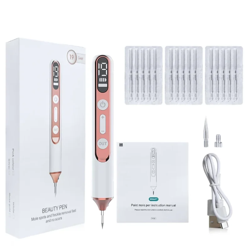 Beauty Instrument Freckle Removal Pen Machine Skin Mole Removal Dark Spot Remover Face Wart Tag Tattoo Remover Pen 19 Gears