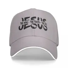 

Jesus The Way, Truth, Life Trucker Cap Snapback Hat for Men Baseball Mens Hats Caps for Logo