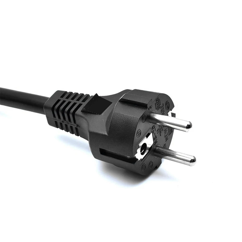 US/EU-Stecker auf C15-Netzkabel IEC 60320 C15-Stromkabel NEMA 5-15P/Europa CEE7/7 EU-Schuko-Netzstecker auf C15-Stromverlängerungskabel – Detail 3