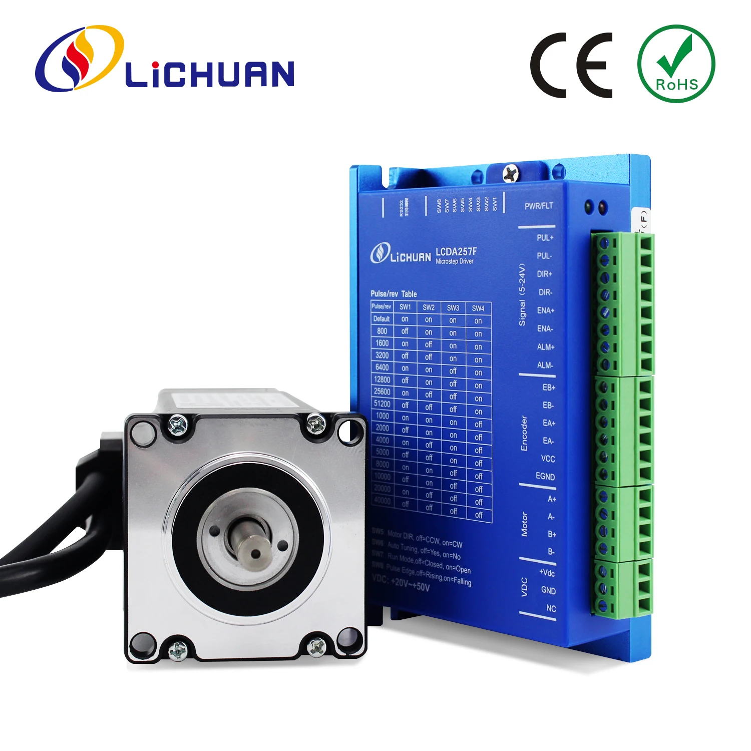 

Hot Selling 2Phase Nema23 Closed Loop Stepper Motor Controller 3.0A 1.0N.m/1.5N.m/2.0N.m DC Closed Loop Motor Driver Stepper Kit