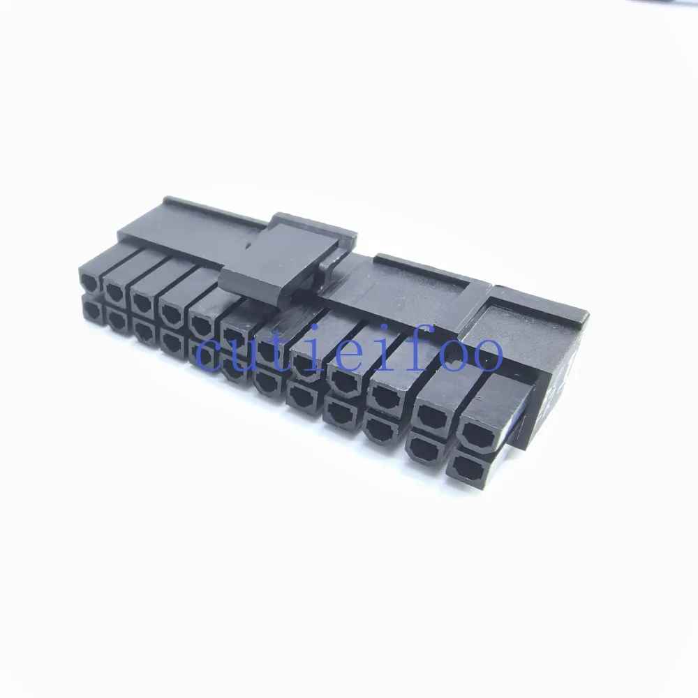 24-Pin 20+4-Pin Steckverbinder ohne Kontaktstifte für ATX-Stromversorgung