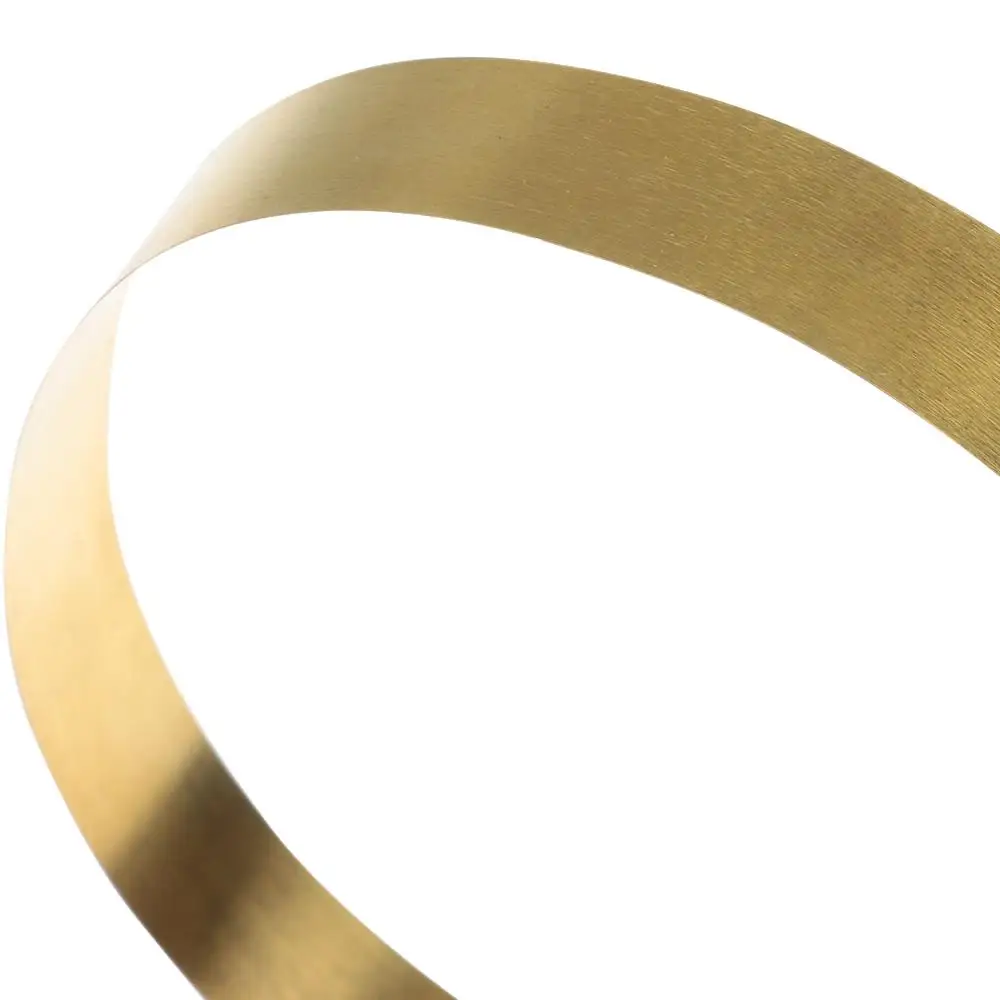Practical 1000mm x10mm Brass Sheet Roll Yellow Metal Foil Plate Thin Brass Strip Handicraft Metalworking