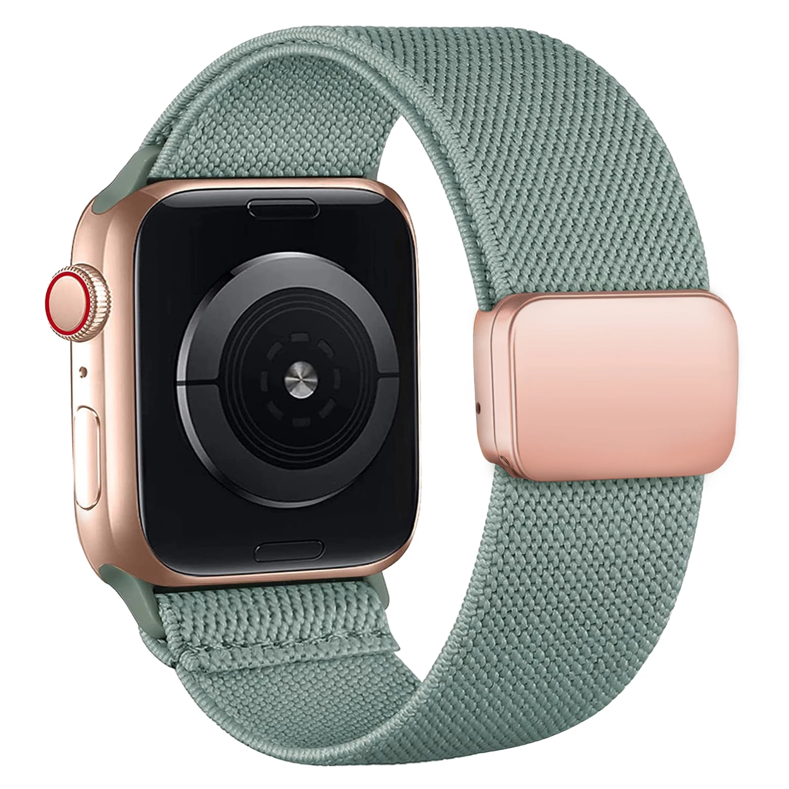 Stylish Magnetic Nylon Loop Watch Strap Bracelet