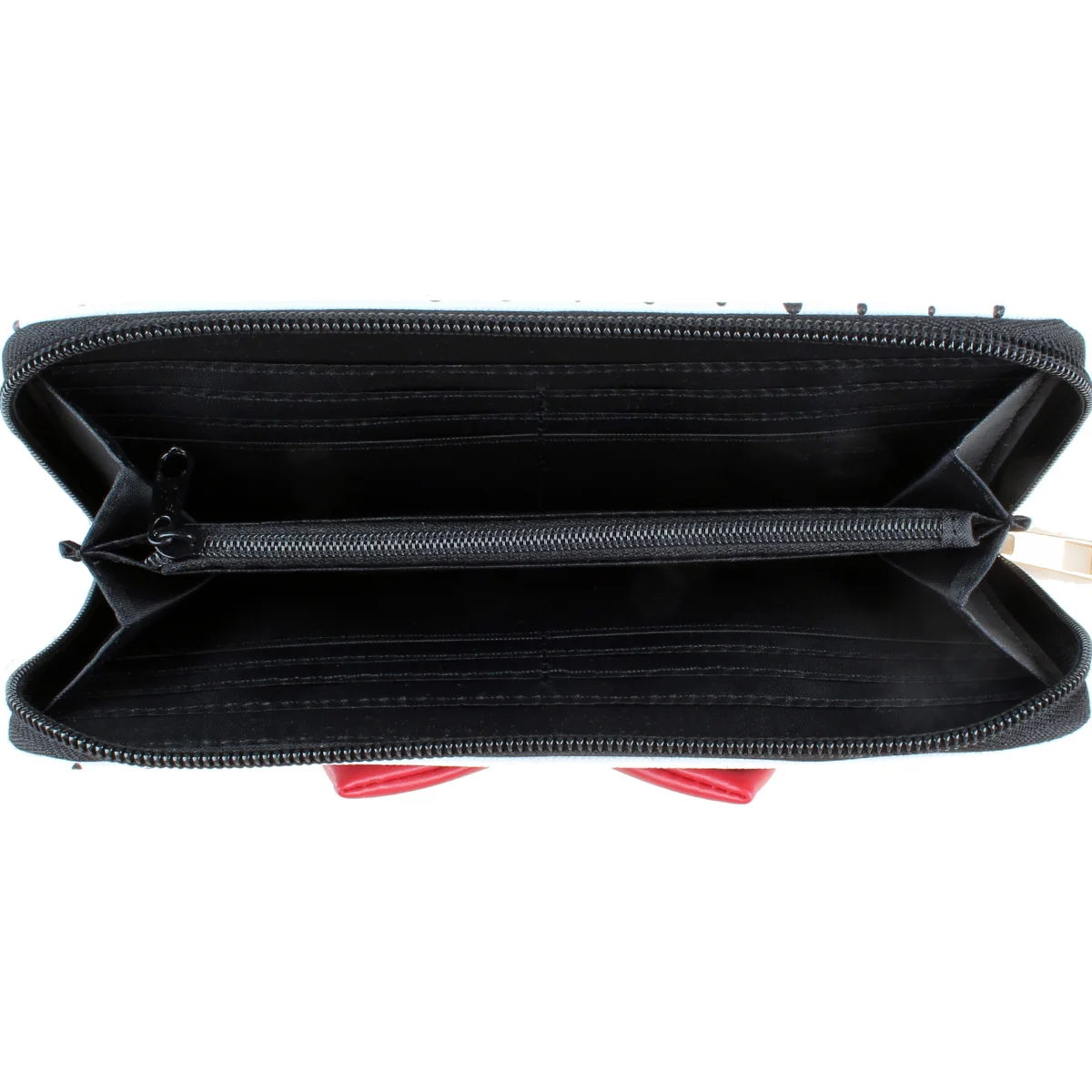 Cute bow zipper women's wallet, high-quality fashionable personalized card bag and coin purse