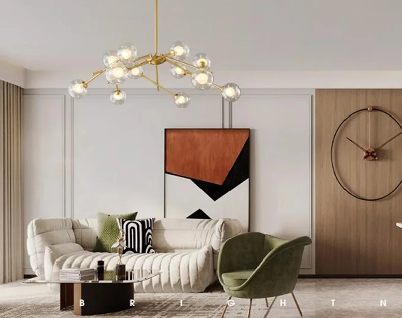 Description Picture 2 of itemModern Ceiling chandelier Chandeliers for dining room hanging light fixture pendant light lamps for living room indoor lighting