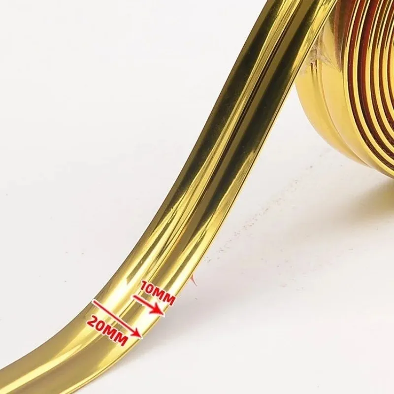 자체 접착 벽 모서리 장식 스트립 몰딩 트림 가구 벽 가장자리 보호 테이프, 범퍼 부드러운 PVC 충돌 방지, 8M, 10M