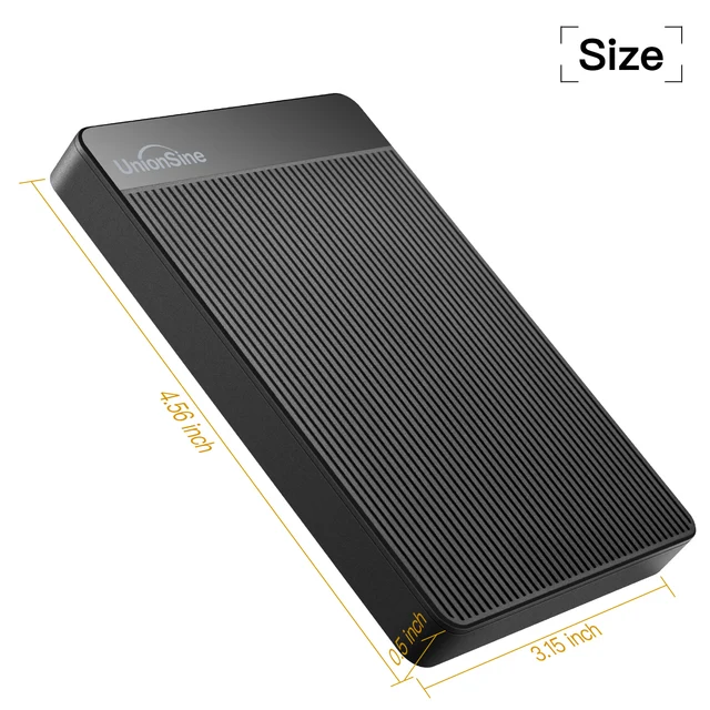 Disque Dur Externe Bipra 1To Portable - Connecteur USB 2.0, Format FAT32, Couleur Fuchsia, Fin Et Léger