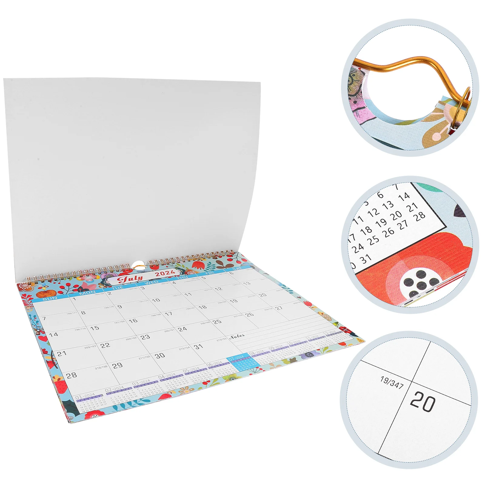 

2024-2025 English Calendar Wall International Holidays Desk (20241-20256) (016) Appointment Daily Use