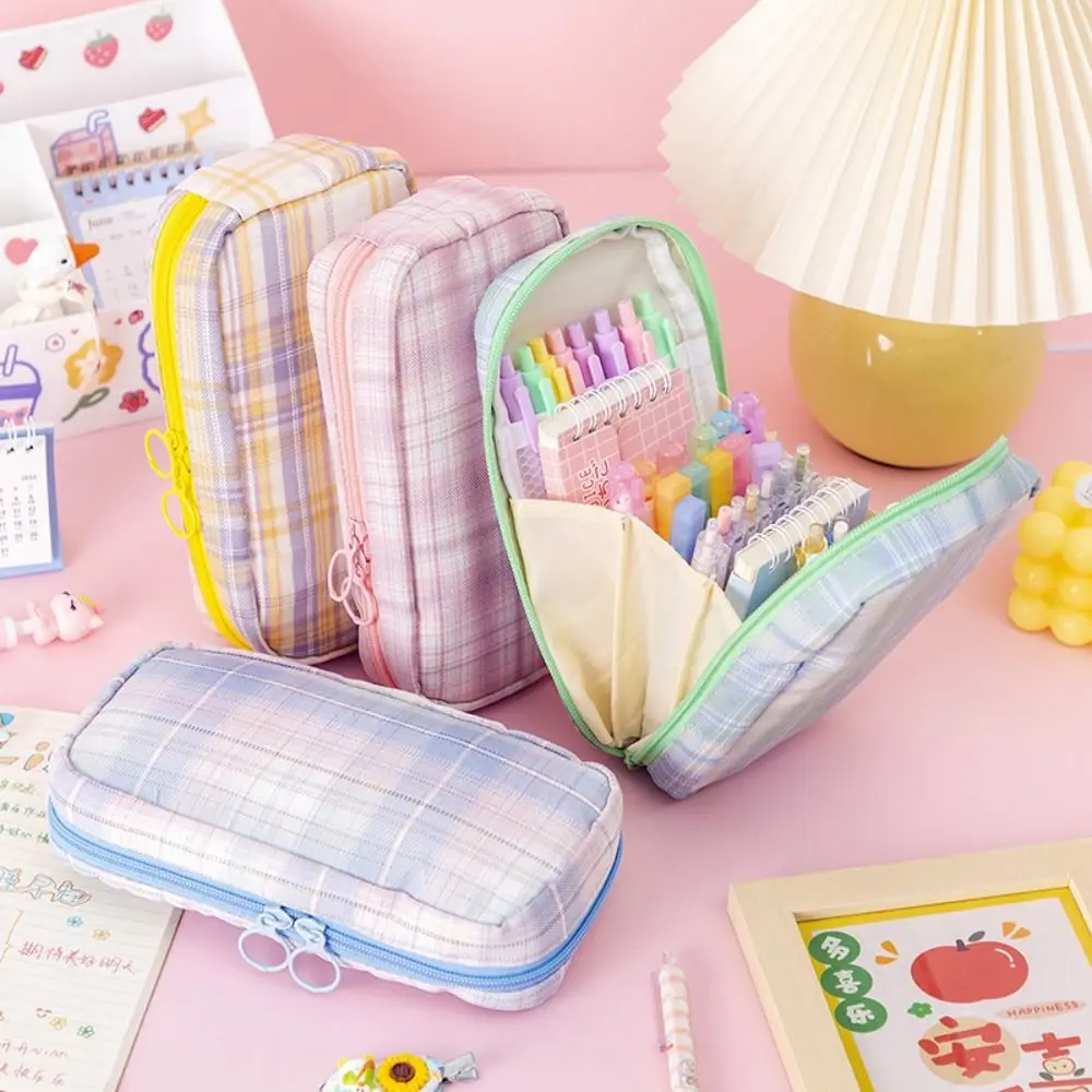

Large Capacity Vertical Pencil Case School Supplies Stationery Pencil Bag