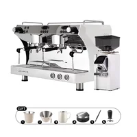 Commercial Coffee Maker CRM3120C Dual Head Coffee Machine, Independent Multi Boiler System, Adjustable Extraction Temperature 1