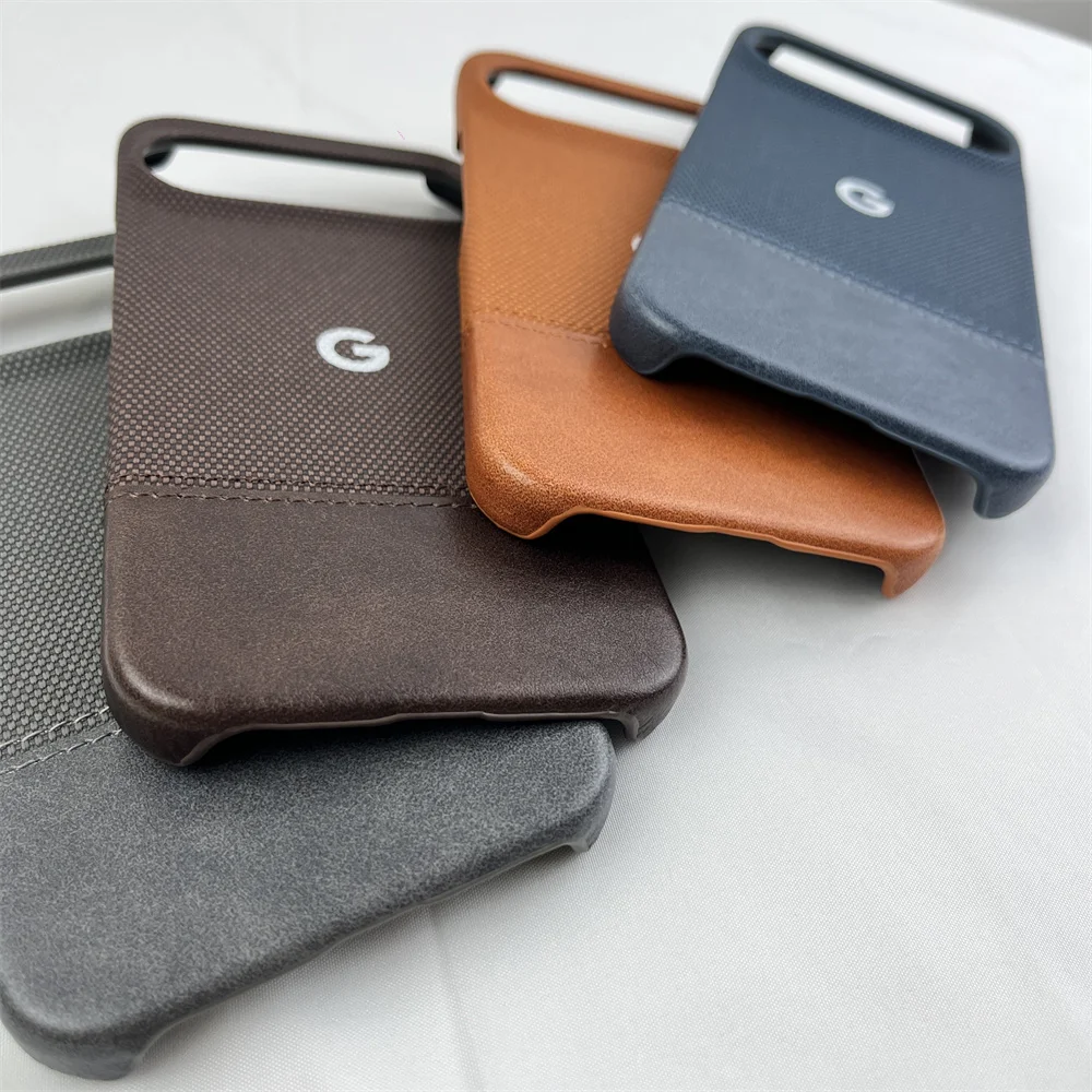 Luxury Matte Cotton Linen Leather Phone Case - Fashionable Simple Shockproof Protection Cover